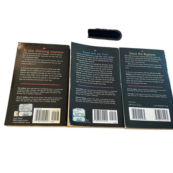 Left Behind The‎ Kids Lot Of 6 Paperback Books By Jenkins/Lehaye 1 2 4-7 VGUC - Picture 7 of 9